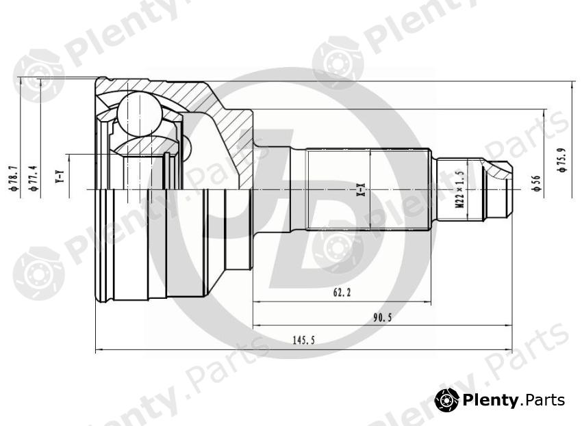  JD part JCT0014 Replacement part