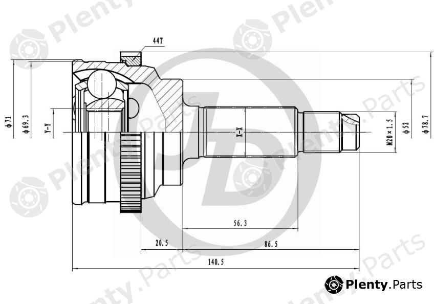  JD part JCT0015A Replacement part