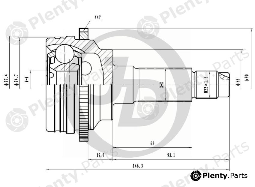  JD part JCT0016A Replacement part