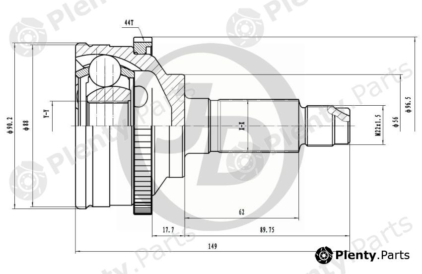  JD part JCT0017A Replacement part