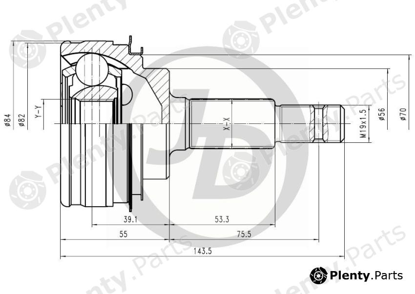  JD part JCT0042 Replacement part