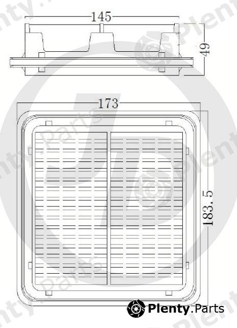  JD part JDA737 Replacement part