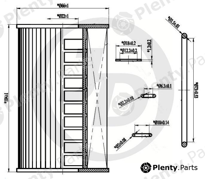  JD part JFM0022 Replacement part