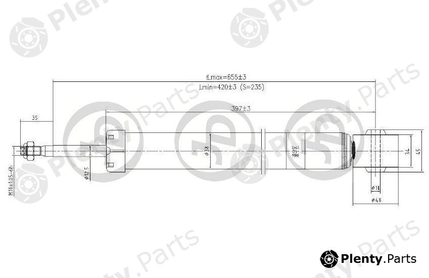  JD part JAA0250 Replacement part
