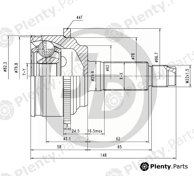  JD part JCT0018A Replacement part