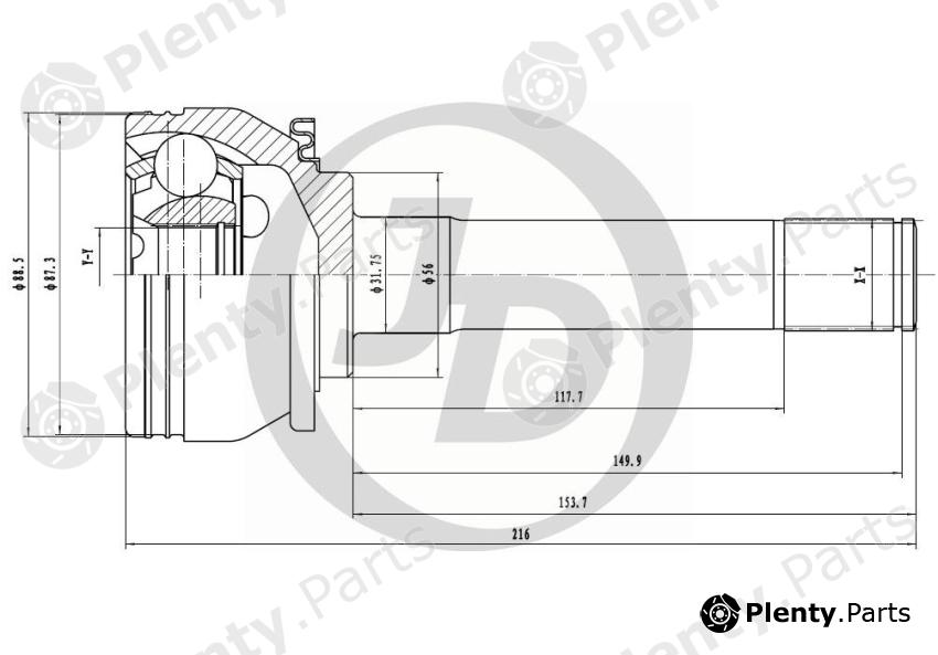  JD part JCT0020 Replacement part