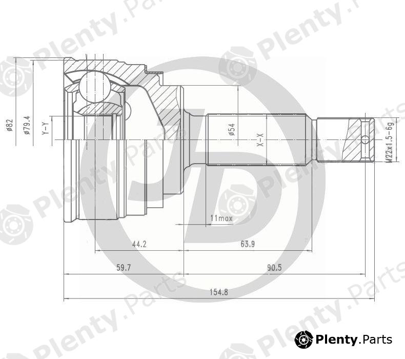 JD part JCT0021 Replacement part