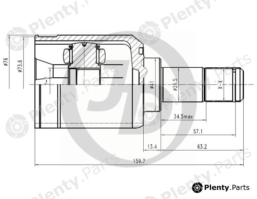  JD part JCT0022A Replacement part