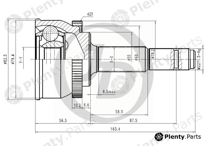  JD part JCT0023A Replacement part