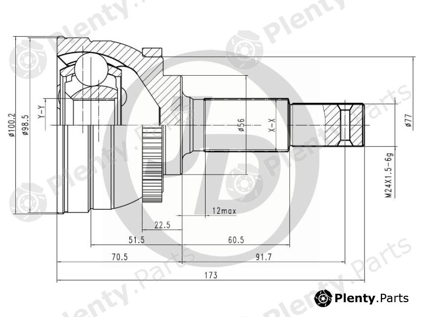  JD part JCT0027A Replacement part