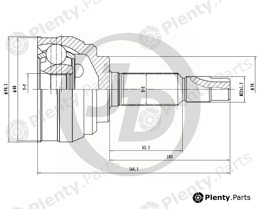  JD part JCT0032 Replacement part