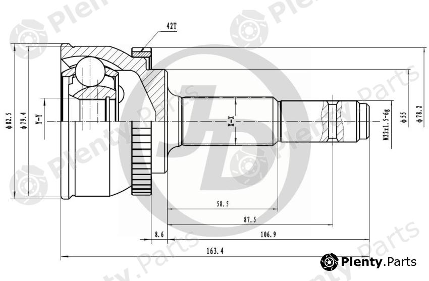  JD part JCT0033A Replacement part