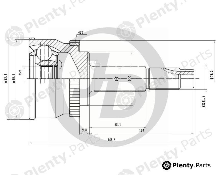  JD part JCT0034A Replacement part