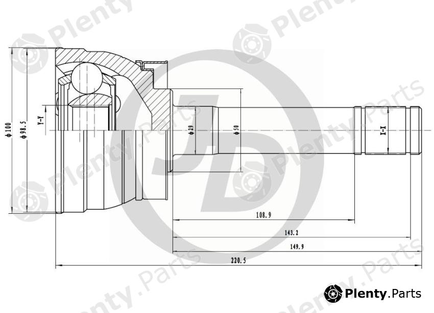  JD part JCT0035 Replacement part