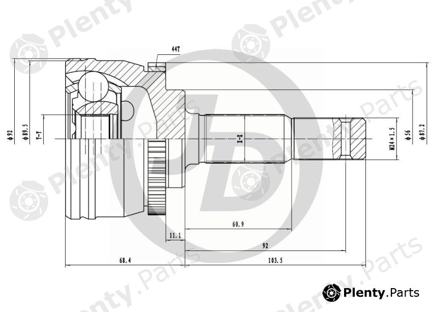  JD part JCT0036A Replacement part