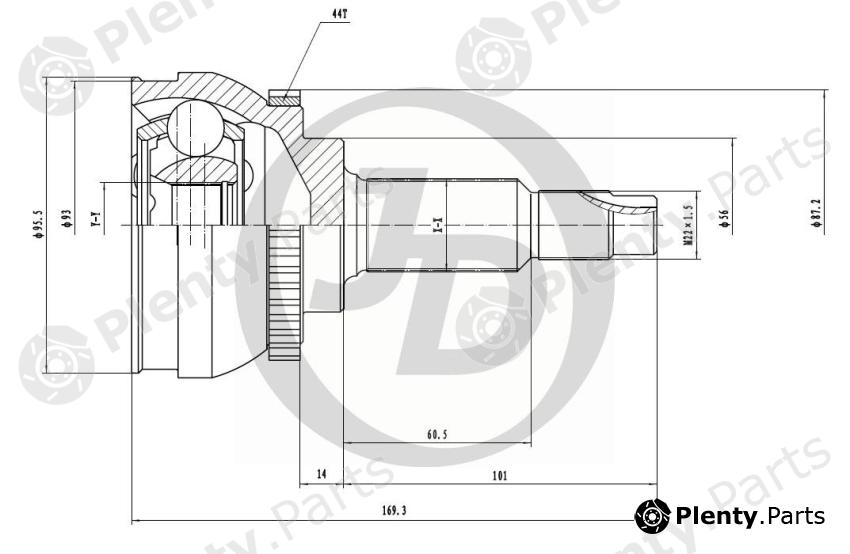  JD part JCT0038A Replacement part