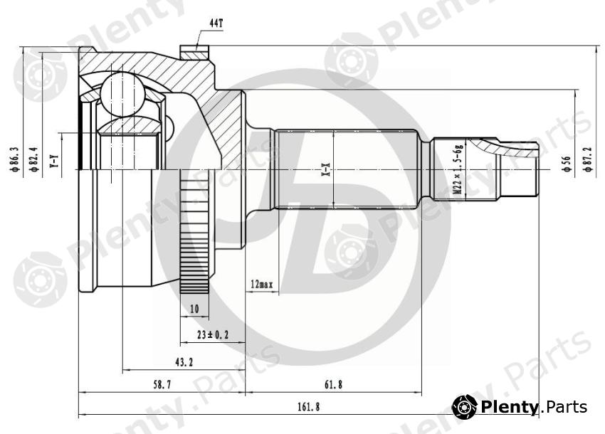  JD part JCT0039A Replacement part
