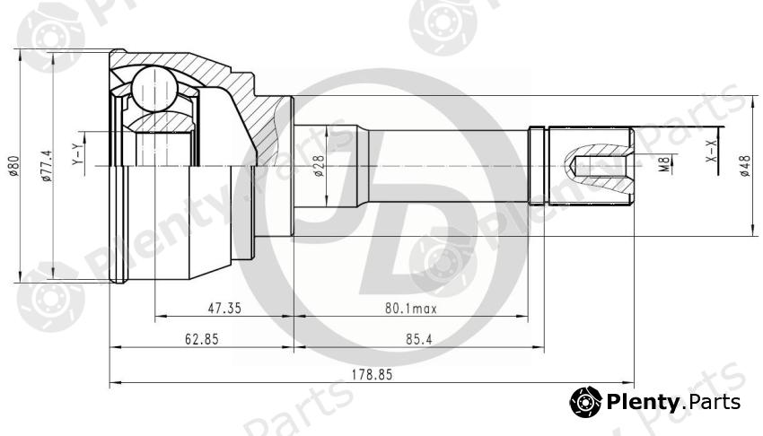  JD part JCT0040 Replacement part