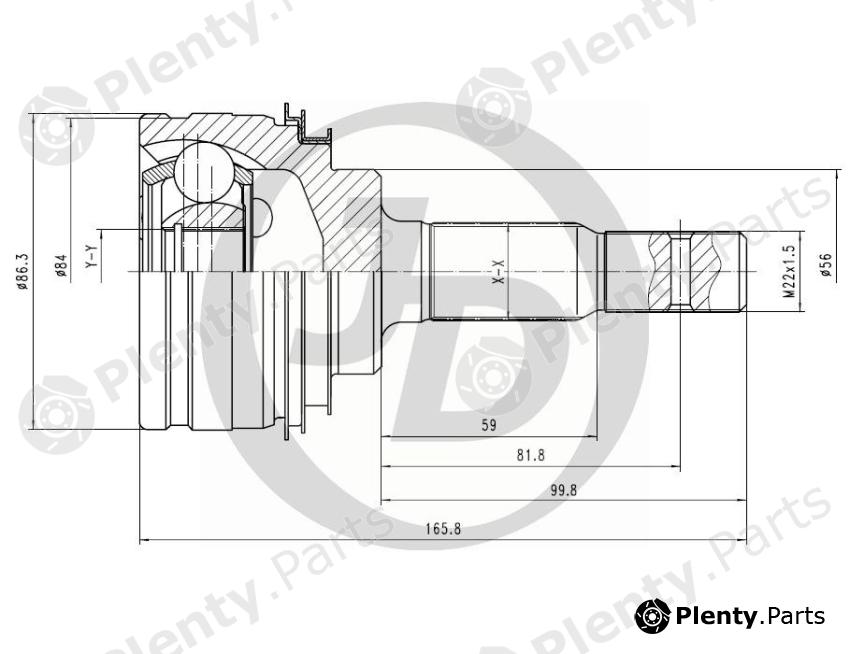  JD part JCT0044 Replacement part