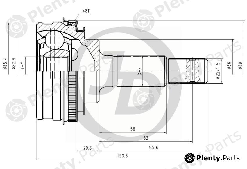  JD part JCT0045A Replacement part