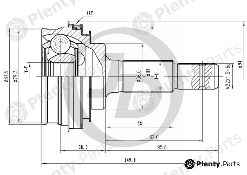  JD part JCT0047A Replacement part
