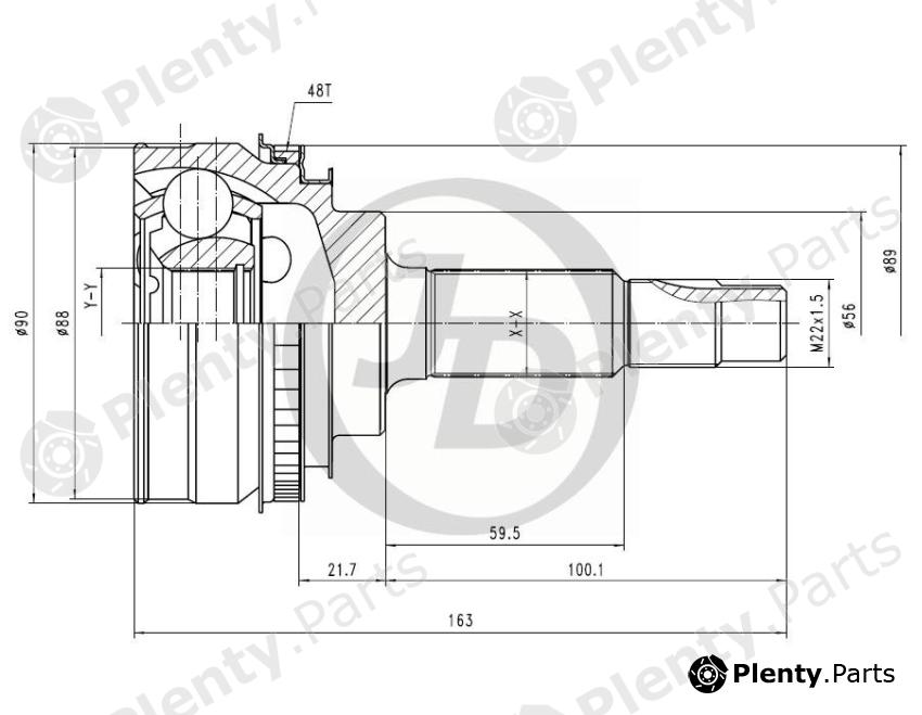  JD part JCT0048A Replacement part
