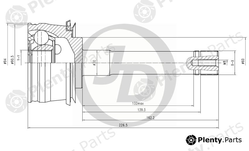 JD part JCT0049 Replacement part