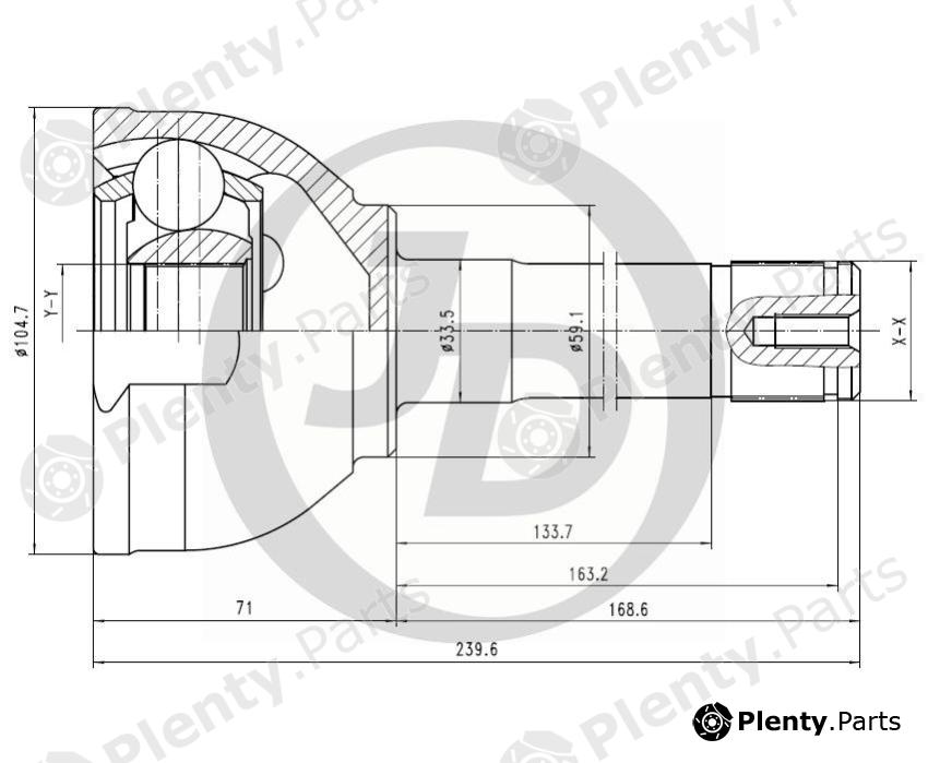  JD part JCT0050 Replacement part