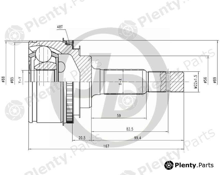  JD part JCT0052A Replacement part