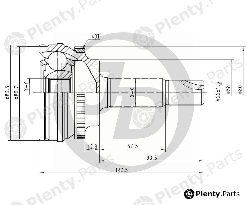  JD part JCT0054A Replacement part