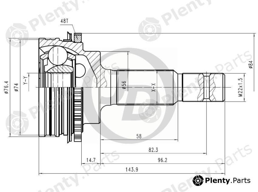  JD part JCT0056A Replacement part