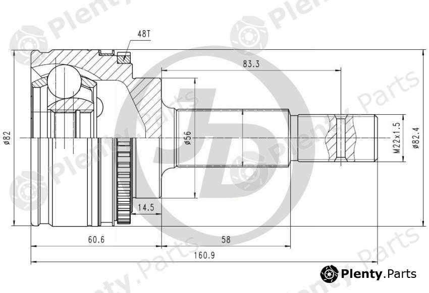  JD part JCT0059A Replacement part