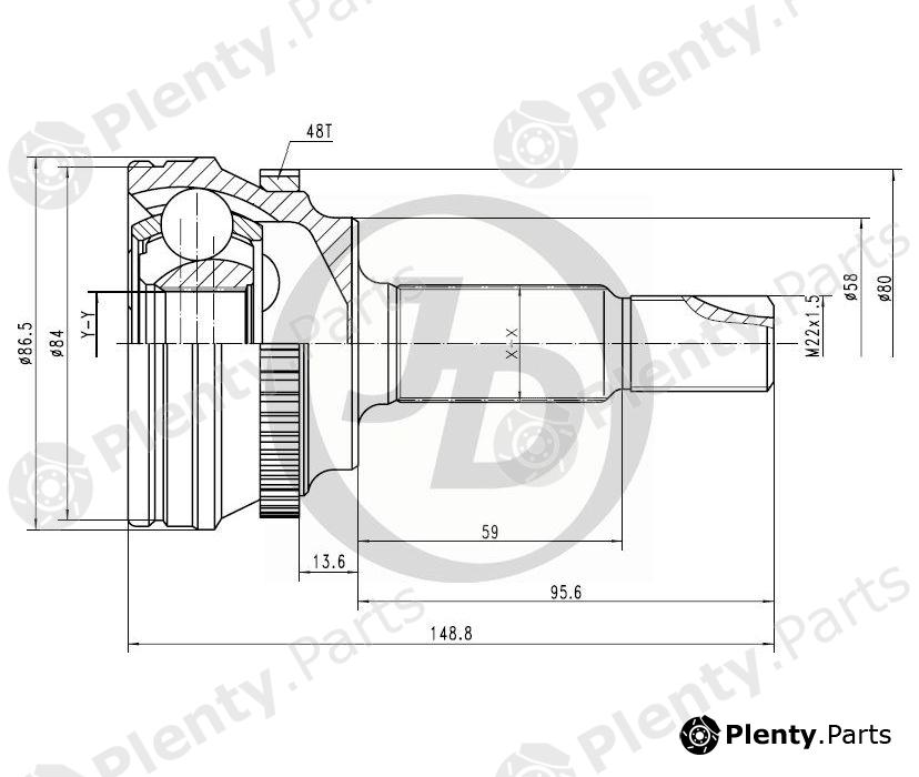  JD part JCT0060A Replacement part