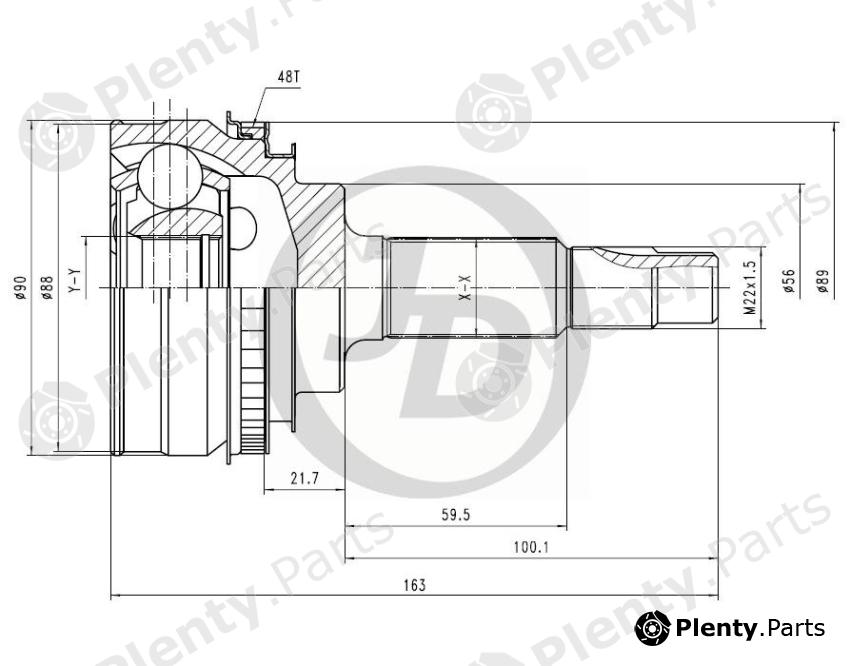  JD part JCT0063A Replacement part