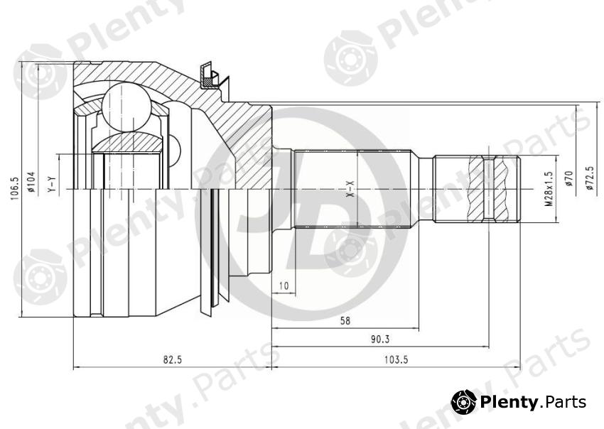  JD part JCT0064A Replacement part