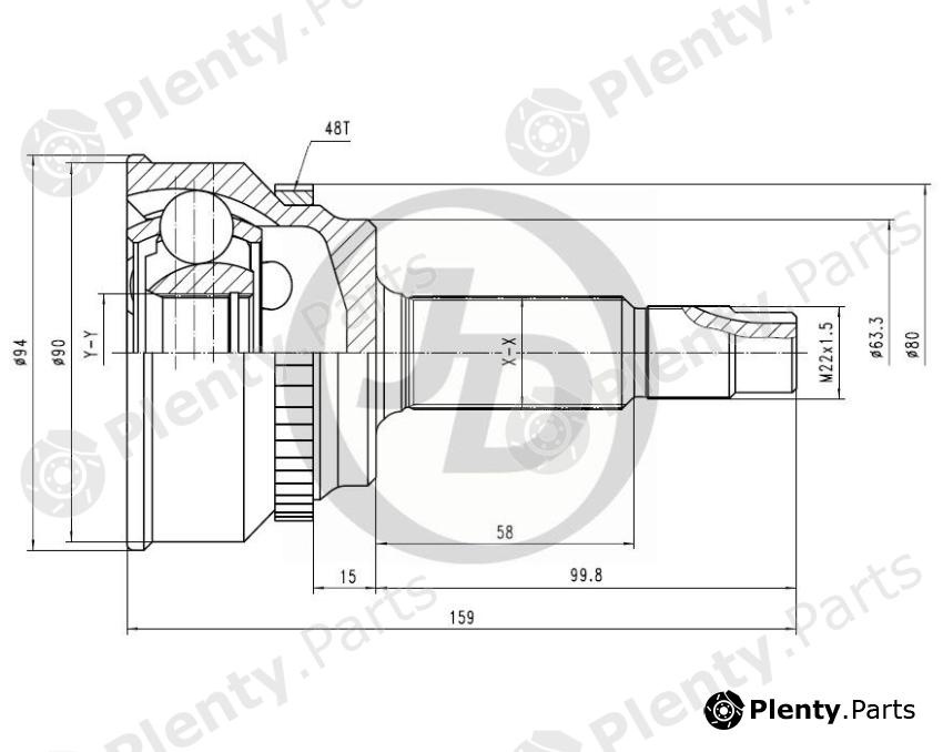  JD part JCT0067A Replacement part
