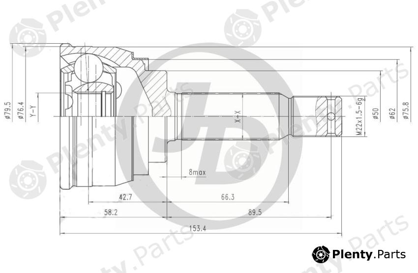  JD part JCT0069 Replacement part