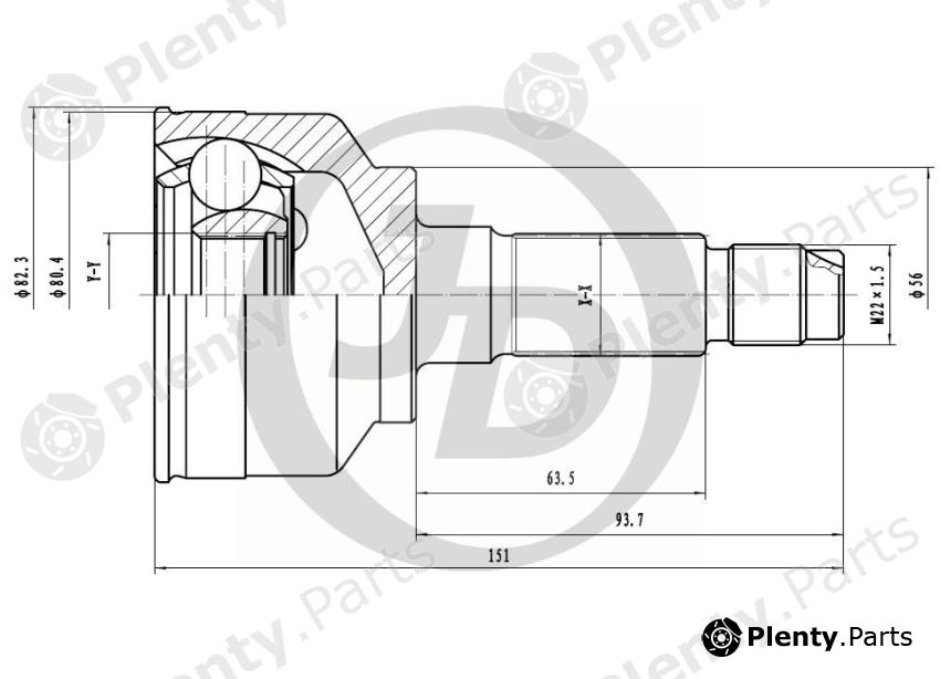  JD part JCT0070 Replacement part
