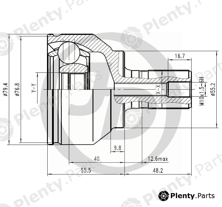  JD part JCT0071 Replacement part