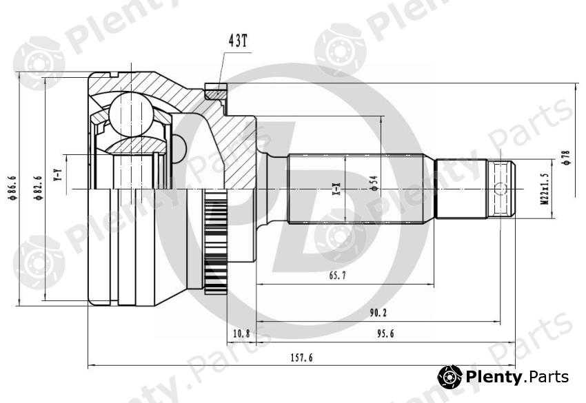  JD part JCT0072A Replacement part