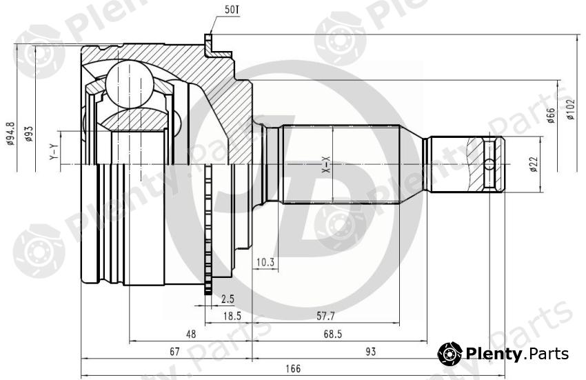 JD part JCT0074A Replacement part