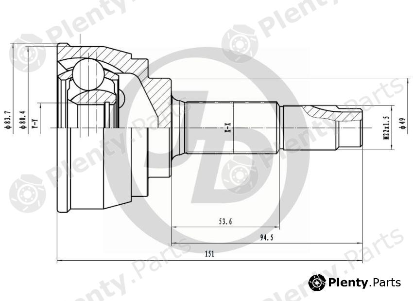  JD part JCT0075 Replacement part