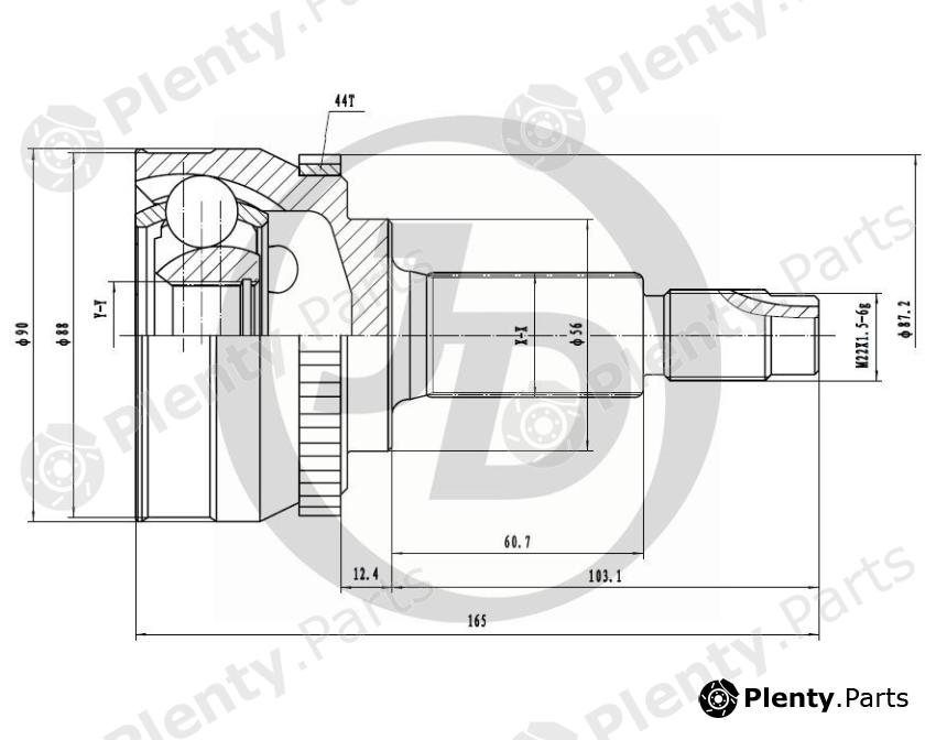  JD part JCT0076A Replacement part