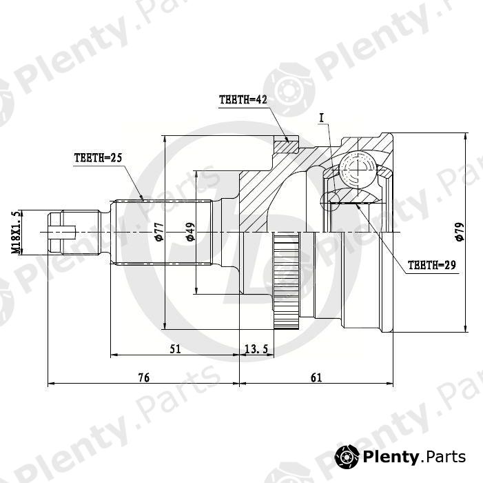  JD part JCT0077A Replacement part