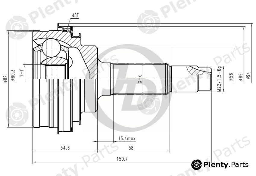  JD part JCT0079 Replacement part