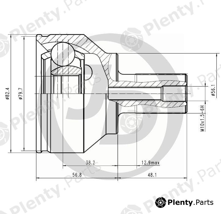  JD part JCT0082 Replacement part