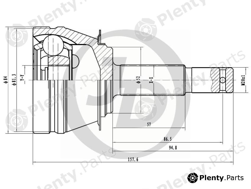  JD part JCT0085 Replacement part