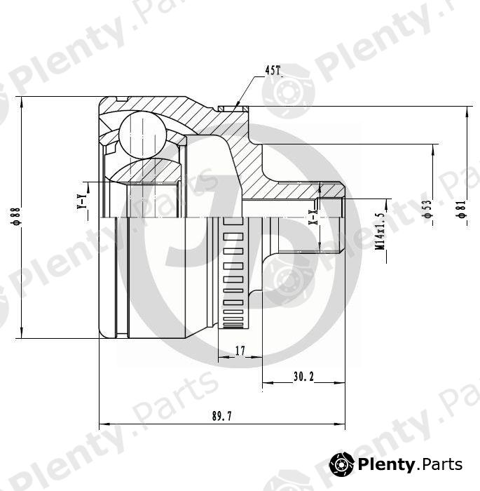  JD part JCT0088A Replacement part