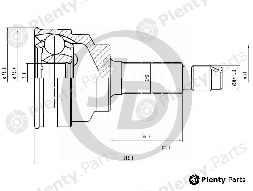  JD part JCT0089 Replacement part