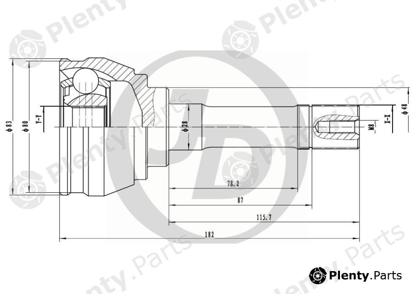  JD part JCT0091 Replacement part